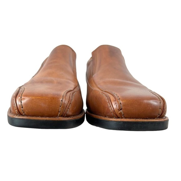 SANDRO MOSCOLONI Plain Toe Slip On Ambrose in Berwyn Tan Men's Size 41 = 8 - Picture 6 of 14